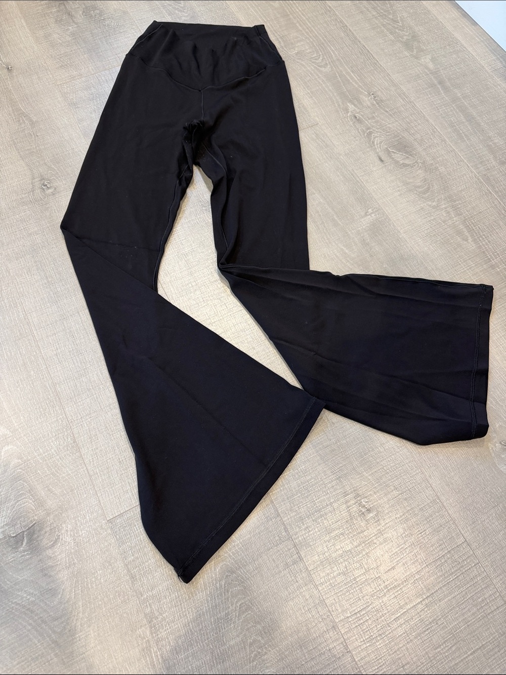 Aerie Offline Black Flared Leggings - High Waist Stretch
